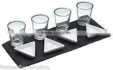 Elegant Classic Rough Edge Etched Black Slate Coaster/slate Coaster thumbnail-1