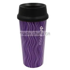 Cheap Coloful Different Types of Coffee Cups With Lid, IML China Custom Plastic Tumbler thumbnail-6