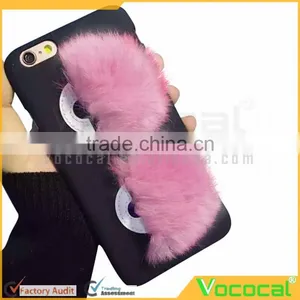 Cute Big Eyes Style Plush Case for IPhone 6 Plus / 6S Plus 5.5 Inch thumbnail-1