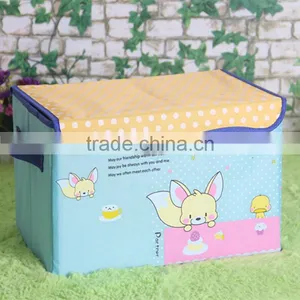N489 Household Non Woven Box Foldable Storage Box Storage Organizer thumbnail-2