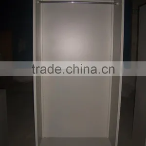 Steel Metal Open Shelves Wardrobe Rain Coat Cabinet Cloth Hanging Cabinets thumbnail-2