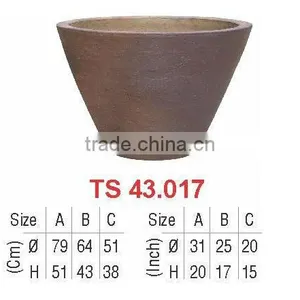 Vietnam Ceramic Rustic Outdoor Flower Pots thumbnail-1