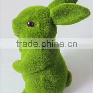 Home and Garden Easy Shopping Decorative 30cm Height Artificial Green Grass Moss Bunny Easter Rabbit E10 26T06 thumbnail-1