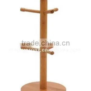 Bamboo/WOOD Mug Tree/cup Holder/rack thumbnail-3