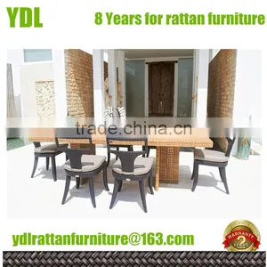 Youdeli Patio Outdoor Wicker Dining Set Garden Furniture thumbnail-1