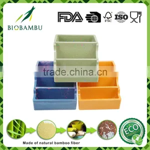 Factory Directly Provide Green Lifestyle Pretty Design Bamboo Pen Container thumbnail-1