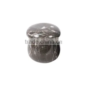 Natural Stone Mushroom Shape Luxury Marble Candle Jar thumbnail-1