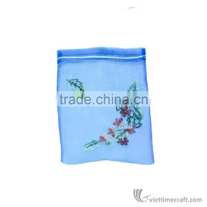 Embroidery Drawstring Bag, Use for Containing Underwear or Stuff, Handmade in Vietnam thumbnail-2