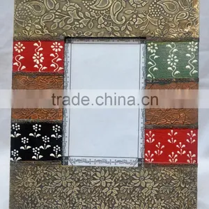 Indian Handicraft Metal Fitted Wooden Photo Frame thumbnail-1