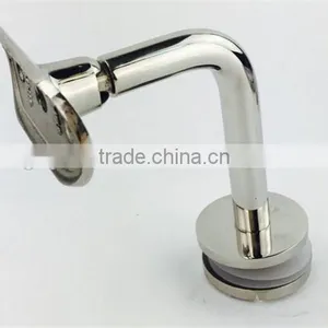 304 Stainless Steel Handrail Flexable Glass Holder/Glass Bracket thumbnail-1
