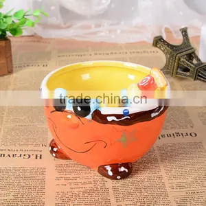 12cm Kids Cartoon Animal Bowl With Spoon thumbnail-3