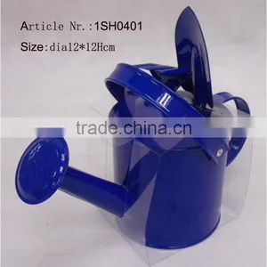 Metal Flower Watering Can Planter With Garden Tools thumbnail-1