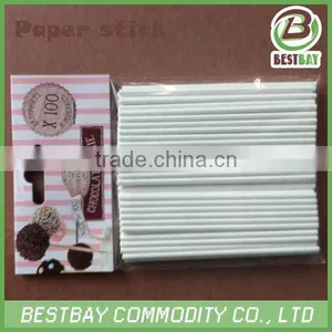 White Lolly Paper Stick,cake Paper Stick,medical Paper Stick,swab Paper Stick thumbnail-1