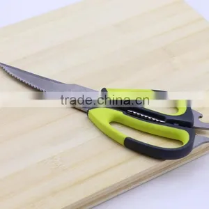 Stainless Steel Heavy Duty Checkered Chef Multifunction Kitchen Scissors thumbnail-2