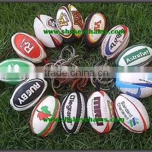 Miniature Rugby Ball Keychain thumbnail-1