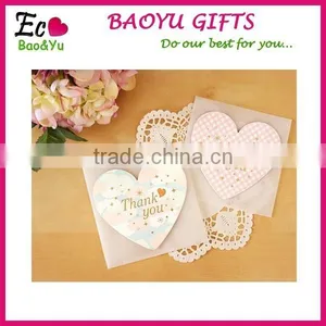 Heart Shape Folded Paper Greeting Card Handmade Valentine's Day Cards Handmade Decoration Greeting Card thumbnail-1