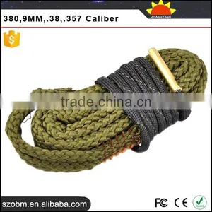 China Hunting Accessory 9mm Pistol Cleaner 380,.38,.357 Bore Snake Caliber Rifle Cleaner thumbnail-1