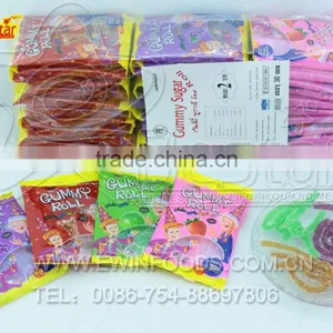 Fruit Flavor Sour Jelly Gummy Roll Candy thumbnail-1
