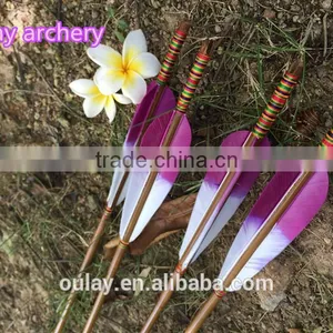 Fancy Bamboo Arrows With Colorful Bowstrings thumbnail-2