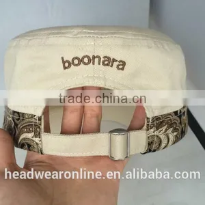 Hot Horn Embroidery Military Caps and Flat Caps With Dongguan Factory thumbnail-5