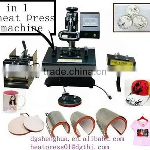 8 In 1 Combo Plate Mug Cap T-Shirt Heat Transfer Machine Sublimation Machine thumbnail-1