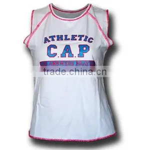 100% Polyester Moisture Wicking, Cool Dry Mesh Printed Tank Top thumbnail-1