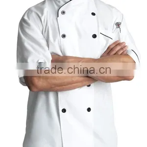 Lightweight Poly/cotton Chef Jacket Euro Fit Chef Coat thumbnail-1