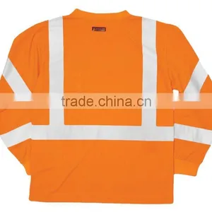Cycling Reflective T-shirt Truck Safety Red T-shirts Polo Wholesale Yellow T-shirt thumbnail-5
