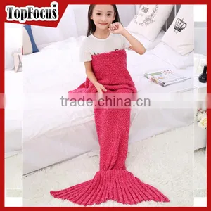 High Quality Kids Sleeping Bag Mermaid Tail Blanket thumbnail-3