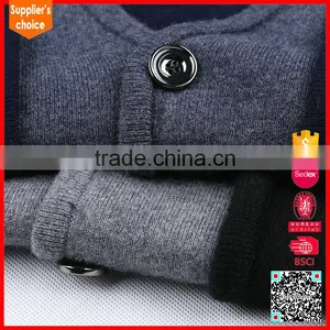 Hot Selling Deep v Neck Vest Hand Knitted Button Front Sweater Vest thumbnail-5