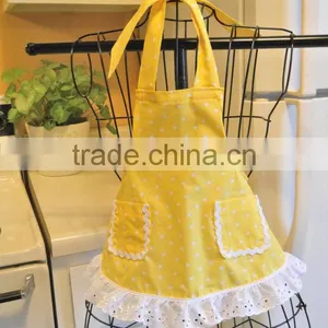 100% Cotton Baby Clothes Factory Direct Wholesale Baby Girls Polka Dot Aprons Lovely Bib for Kids thumbnail-1