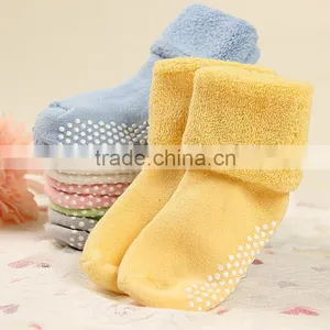 Zm52952a Kids Socks Wholesale Funny Plain Color Child Cosk thumbnail-1