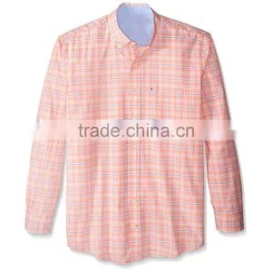 2017 High Quality Low Price School Casual Flannel Plaid Shirt thumbnail-5