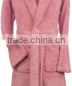 Custom Super Soft Cheap Adults Coral Fleece Bathrobe thumbnail-2