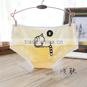 Beautiful Custom Latest Women Boxer Underpants Teen Girls Briefs Panty thumbnail-4