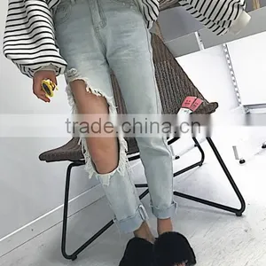 4873 Runwaylover Hot Sale Ladies Hole Sexy Jeans thumbnail-2