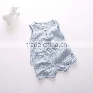 Newest Cotton Baby Clothes 2017 Summer Newborn Baby Girl Custom Children Clothes Set thumbnail-2