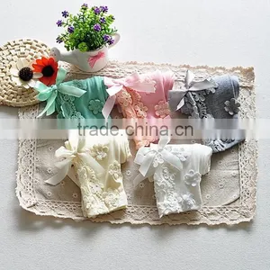 New Fashion Infant Girls Leggings Modal Bowknot Flower Trousers Korean Style Capri Pants Children Clothes PT40812-25 thumbnail-1