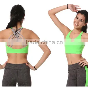 Beautiful Fluorescence Slim Fitness Yoga Clothes 88% Polyester + 15% Spandex Fitness Sportwear Yoga Suit in Guangzhou thumbnail-6