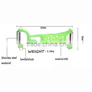 Kitchen Parer Slicer Plastic Vegetable Fruit Turnip Slicers Gadget Helper Peeler Julienne Cutter Slicer Practical Kitchen KC1071 thumbnail-6