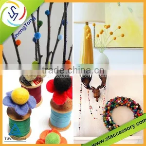 High Quality Wool Felt Ball/handmade Felt Balls/2cm Felt Balls thumbnail-2