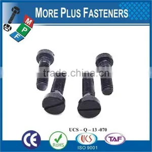 Made in Taiwan Metric Coarse Slotted Cheese Head Machine Screw Brass Stainless Steel Carbon Steel thumbnail-5