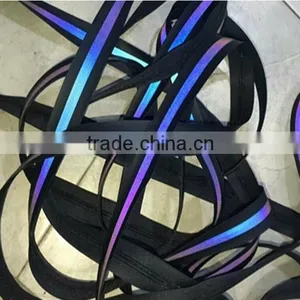 Glow in the Dark Elastic Reflective Striped Nylon Webbing for Dog Collar and Leash thumbnail-6