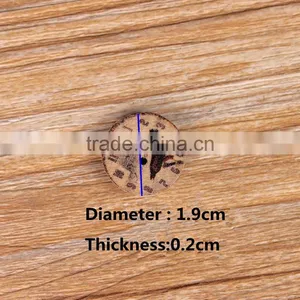 Wooden Cartoon Button Clasp Buckle Baby Sweater Wholesale Wood Children thumbnail-3