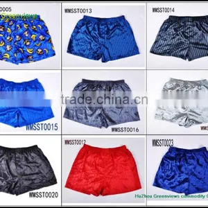 Silk Fabric Boxer Sexy Men Underwear Printing Wholesale Mens Silk Cheap Underwear Briefs Boxers Shorts GVYL0015 thumbnail-1