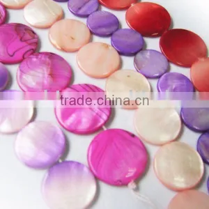 Wholesale Flat Ocean Shell Bead Jewelry thumbnail-1
