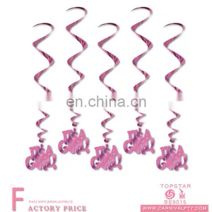 Beautiful Party Hanging Decorations Colorful Happy Party Swirl Acrylic Rod thumbnail-2