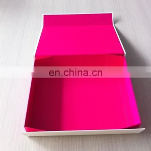 Cash Coupon Available Nice Pale Pink Printed Magnetic Closure Apparel Gift Folding Box thumbnail-2