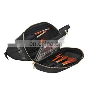 Toiletry Bag With Multiple Compartments Hanging Makeup Organizer Double Layer thumbnail-5