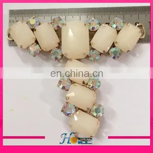 Factory Supply Cheap Rhinestone Slipper Accessories Sandal Decoration thumbnail-4
